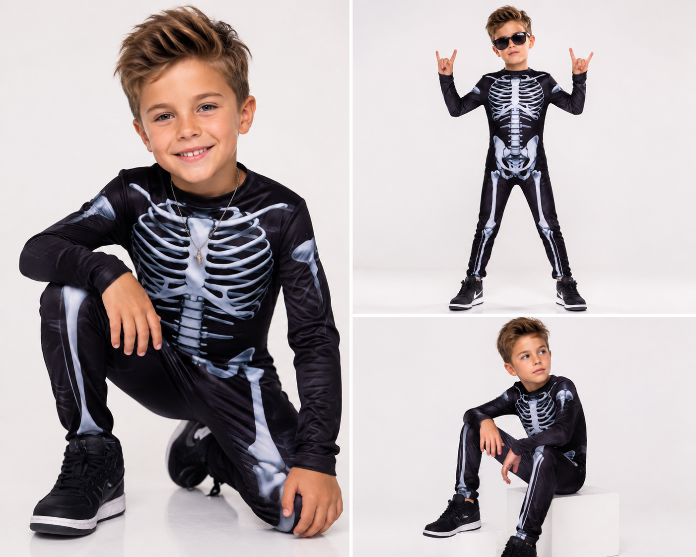 Glow Bones Skeleton Costume
